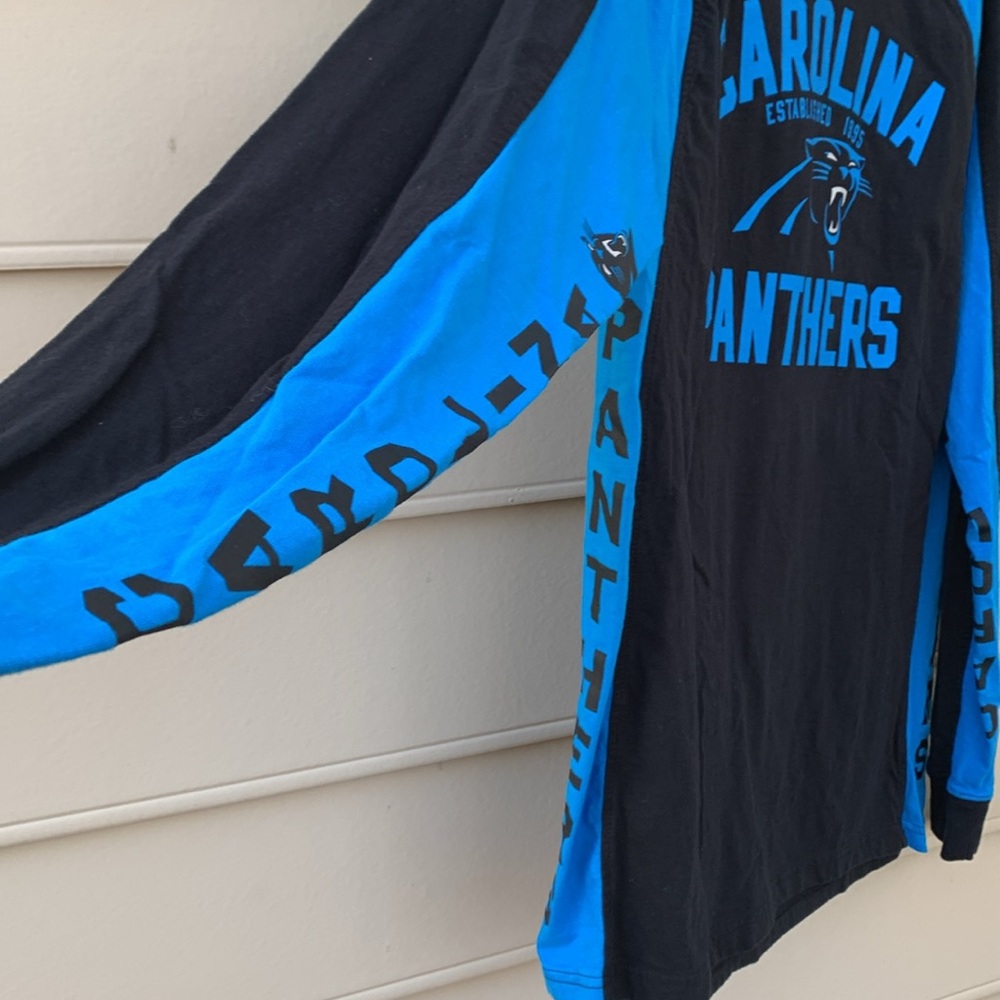Carolina Panthers Long Sleeve Shirt, XL - Picture 4 of 8